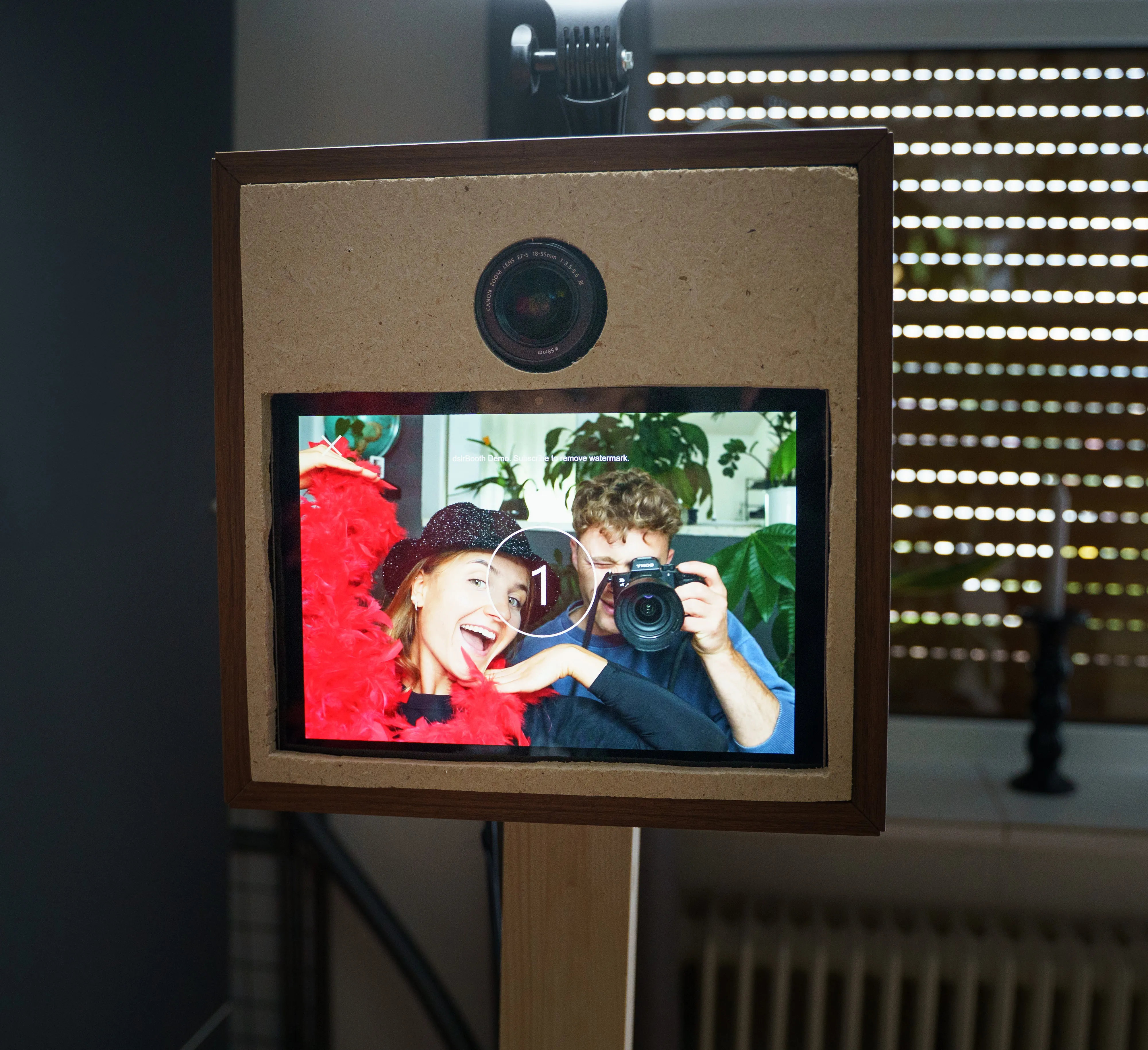Fotobox in Aktion